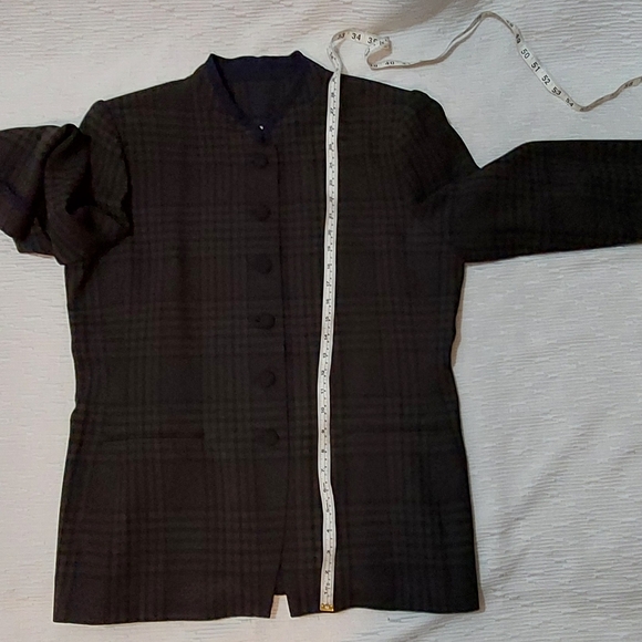 Kasper Black Plaid Blazer - Picture 10 of 10